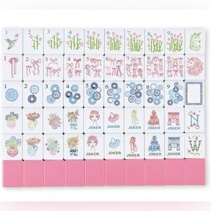 Grandmillennial Coquette Mahjong Tile Set LAST ONE